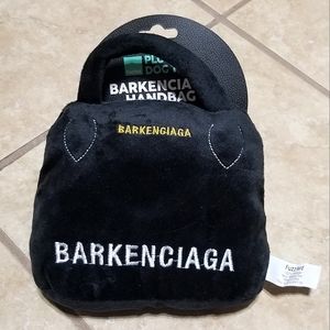 Fuzzyard Barkenciaga Handbag Shaped Plush Dog Toy With Squeaker